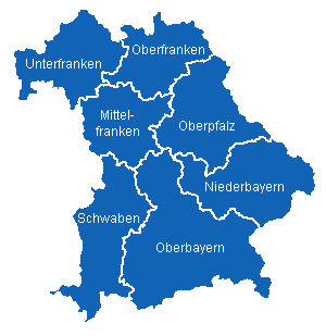 Bayernkarte - Quelle: www.hdbg.eu