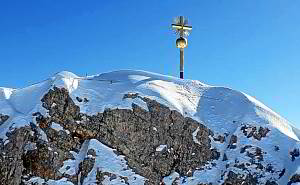 Kreuz auf dem Zugspitzgipfel